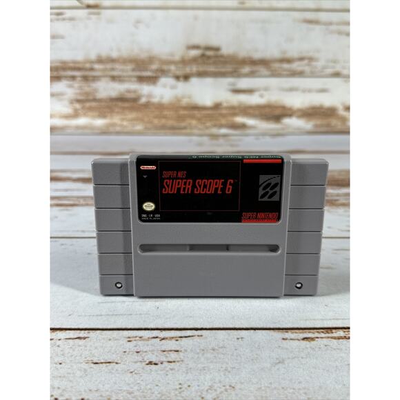 Super Scope 6 Super Nintendo Game - Picture 1 of 3